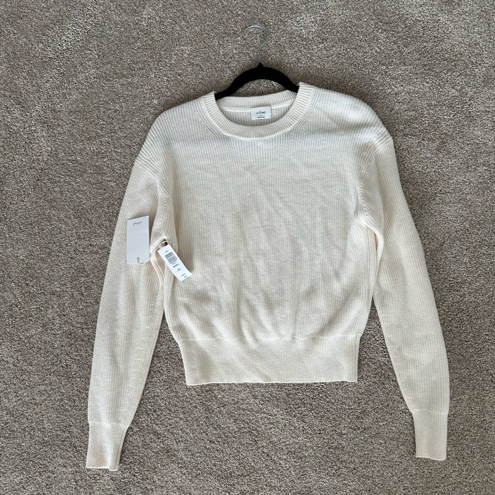 BNWT Wilfred Cream Knit Sweater